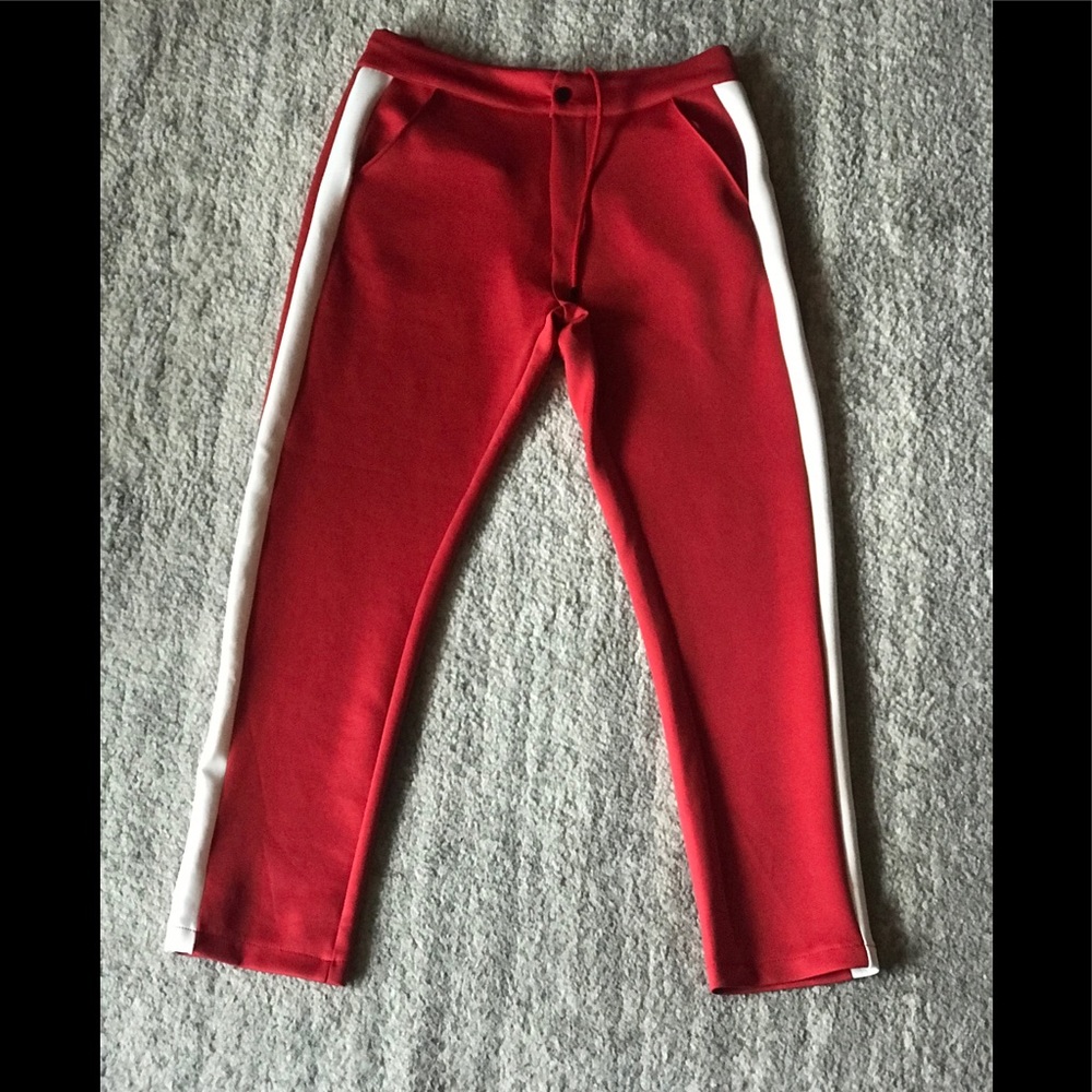 Zara Man Joggers With Side Stripes